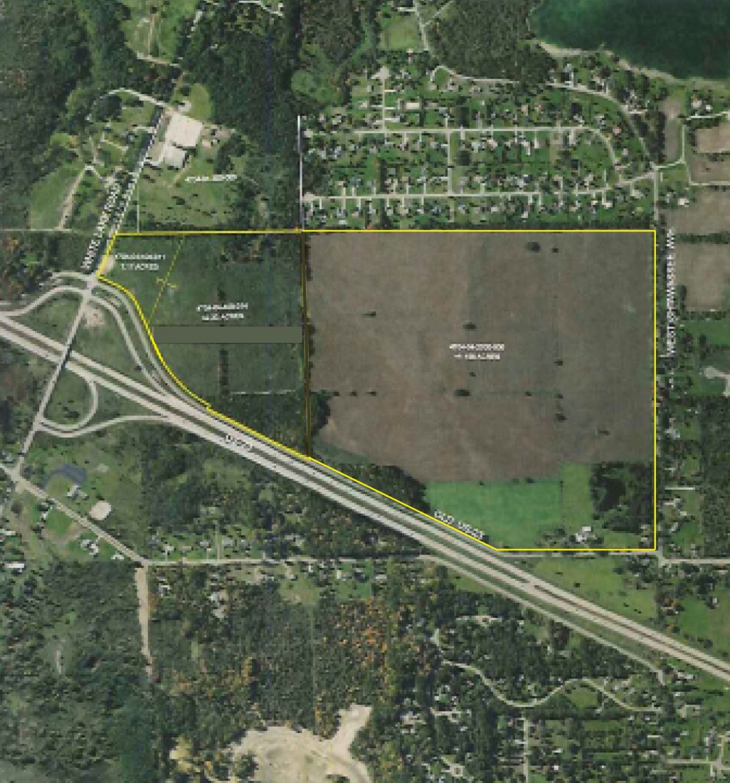 Commercial Property Tyrone Township, MI | Steuer & Associates Inc - Property_Outline_208_acres(1)